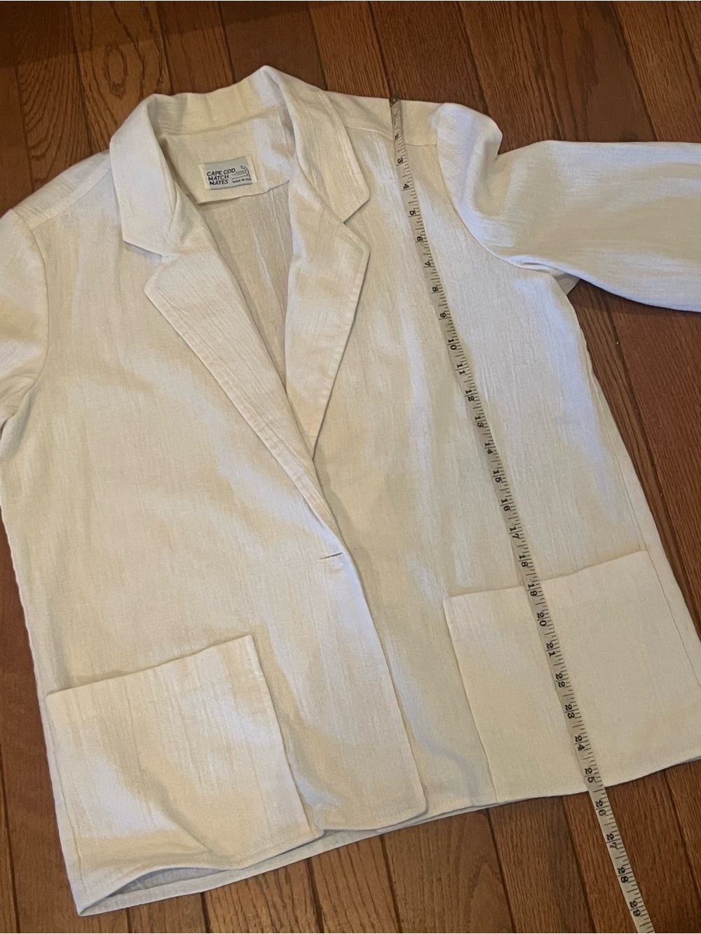 Vintage 70’s Cape Cod Match Mates Textured 2 piece Set - Blazer & Pants - Picture 5 of 11